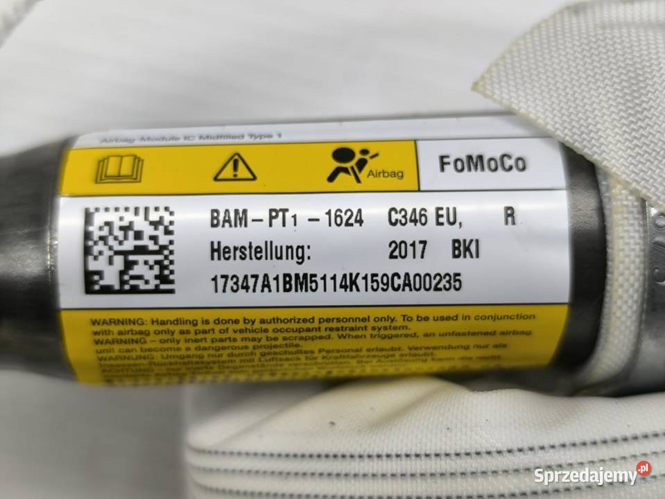 AIR BAG KURTYNA PRAWA FORD FOCUS MK3 LIFT KOMBI wielkopolskie