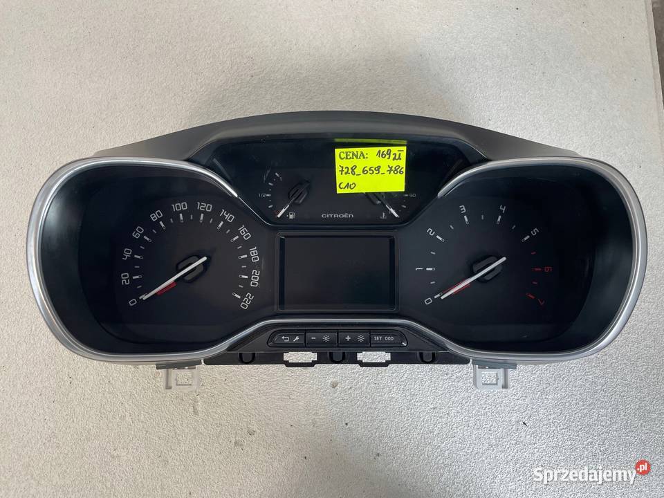 LICZNIK ZEGARY CITROEN C3 III 9813361680 mazowieckie Warszawa