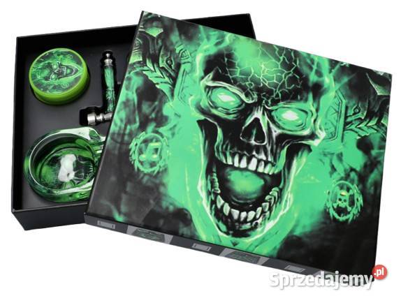 Popielniczka Tacka Lufka Młynek w Zestawie na Ostrowy nad Okszą