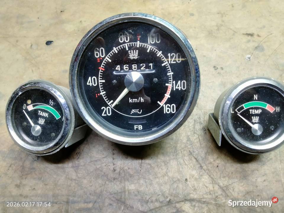 Zestaw wskaźników Saab 96
