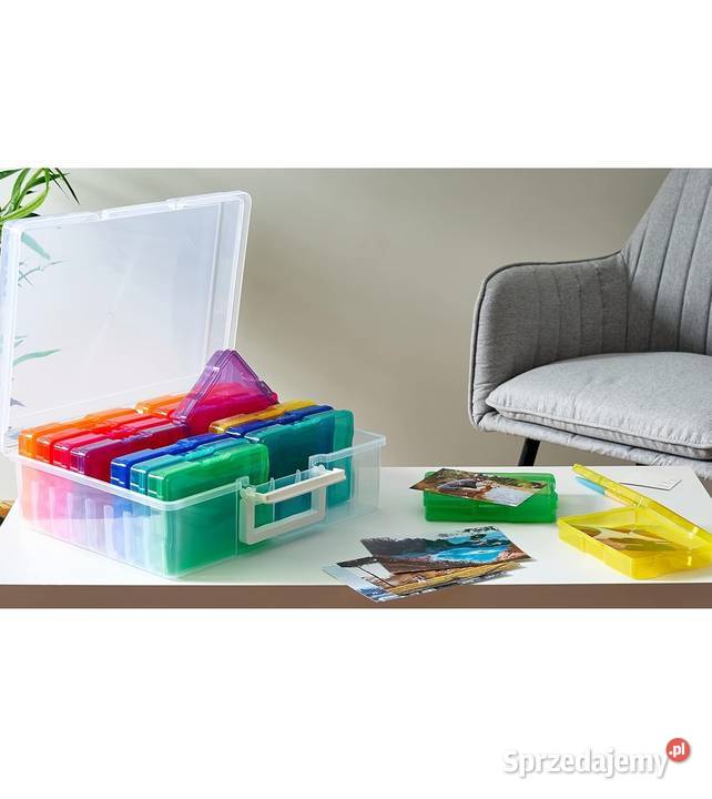MATANA Wielokolorowy plastikowy organizer Pozostałe wielkopolskie Gniezno