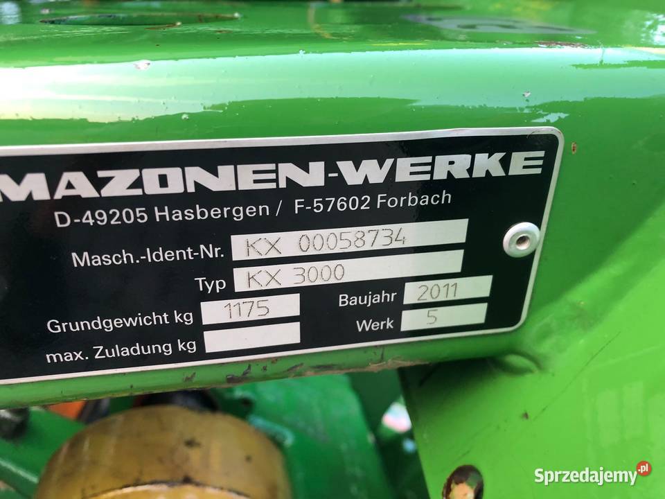 Agregat nadbudowany AMAZONE Amazone