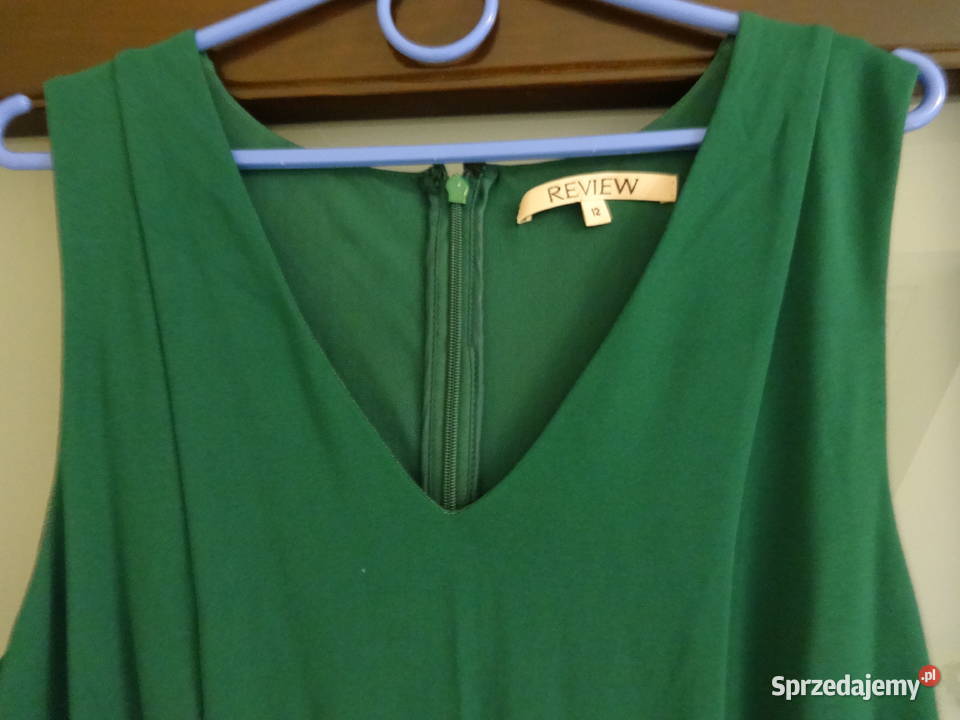 Przepiękna zielonomorska sukienka REVIEW Tomaszów Mazowiecki