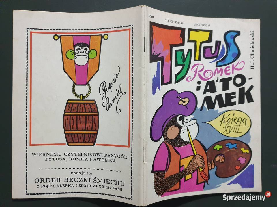Tytus Romek i ATomek księga XVIII wyd3 1991 Książki i Podręczniki