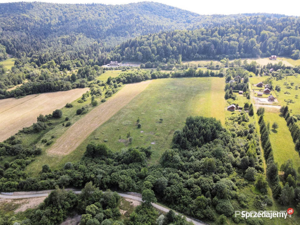 sprzedaży działki 1205m2 Klimkówka gaz