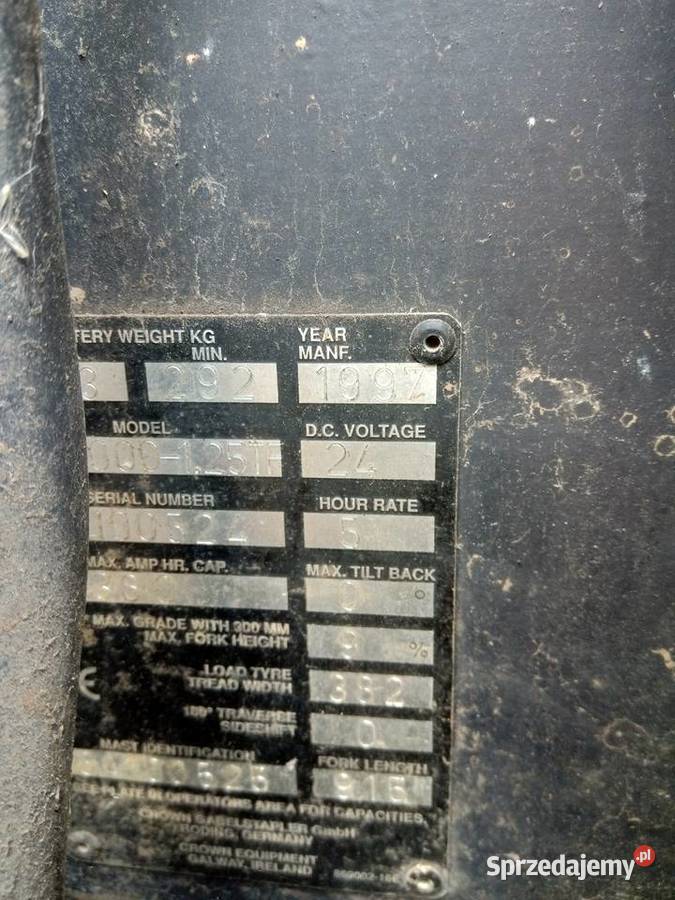 Paleciak elektryczny Crown Lipnik sprzedam