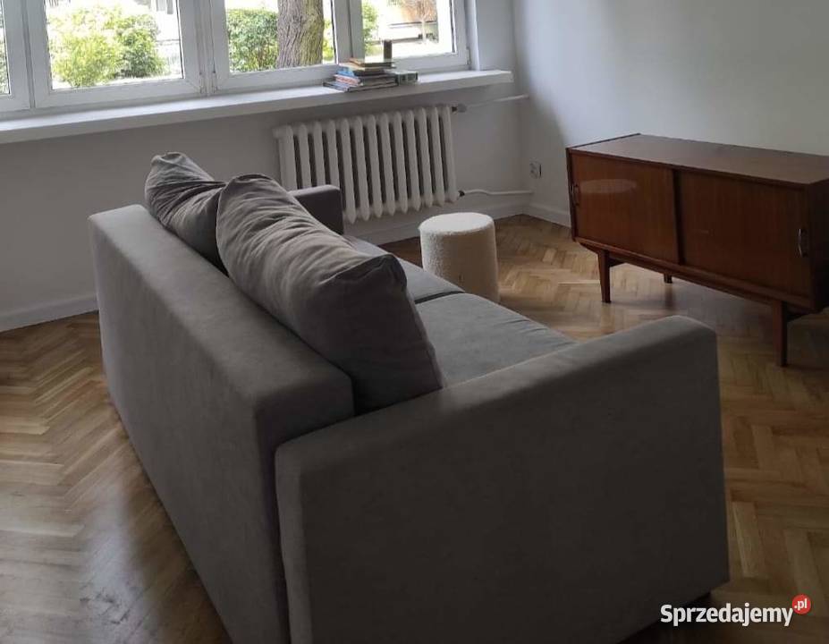 Sprzedam szarą rozkładaną kanapę z 2 poduszkami Łódź
