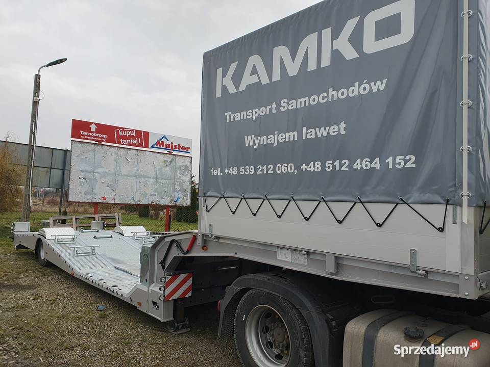 MACUGA NACZEPA NISKOPODWOZIOWA LAWETA LADOWNOSC Tarnobrzeg
