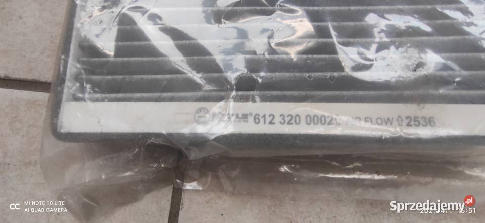 Filtr kabinowy MEYLE 612 320 0002 OPEL kabinowe Koronowo