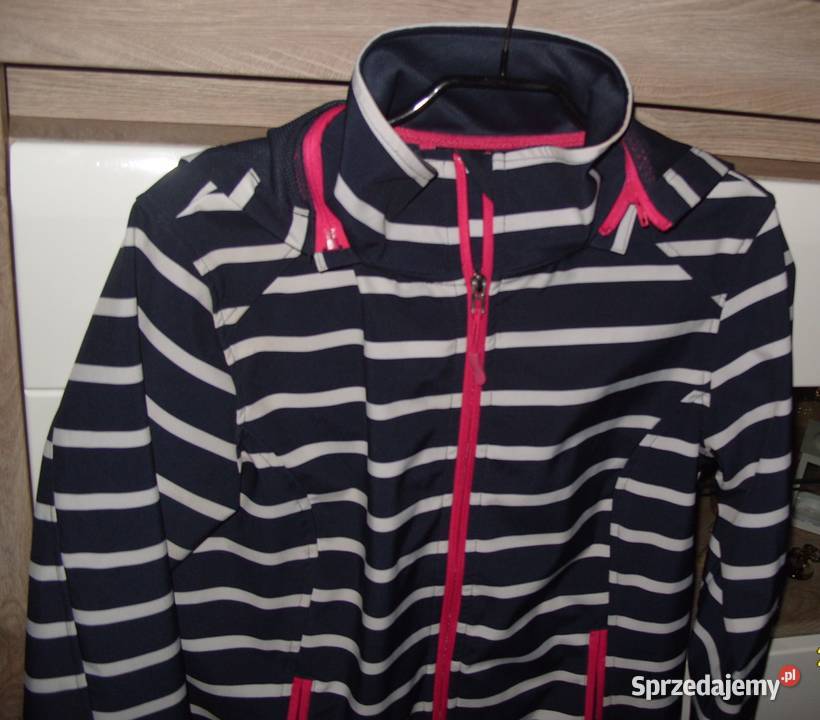Kurtka softshell w paseczki JANINA odpinany Rawicz
