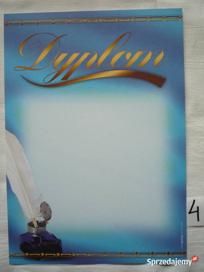 Dyplomy Uniwersalne Format A4 zachodniopomorskie