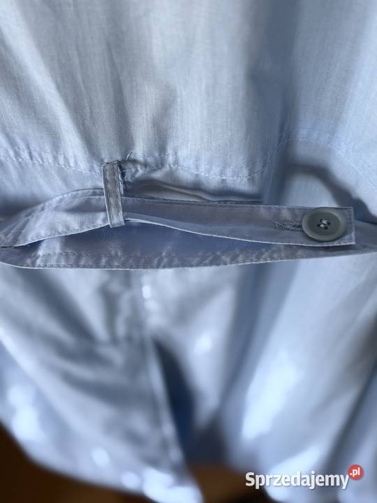 Dlugi plaszcz meski w blekitnym kolorze Trencz Lublin sprzedam