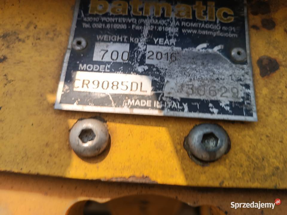 Zagęszczarka rewersyjna Batmatic 700 2016 Wacker Pozostałe Błaszki