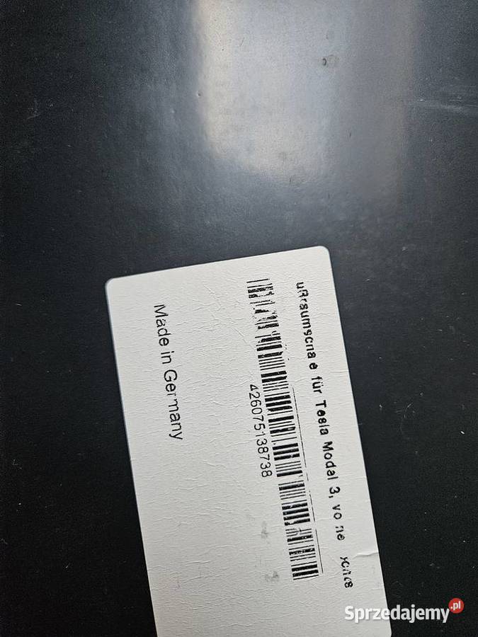 Dywaniki gumowe głębokie Tesla model 3 Marki