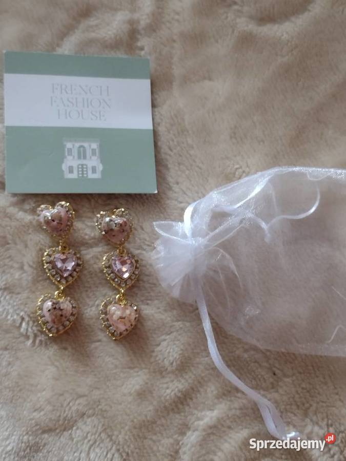 Ekskluzywne długie kolczyki wieczorowe z Londynu Kraków