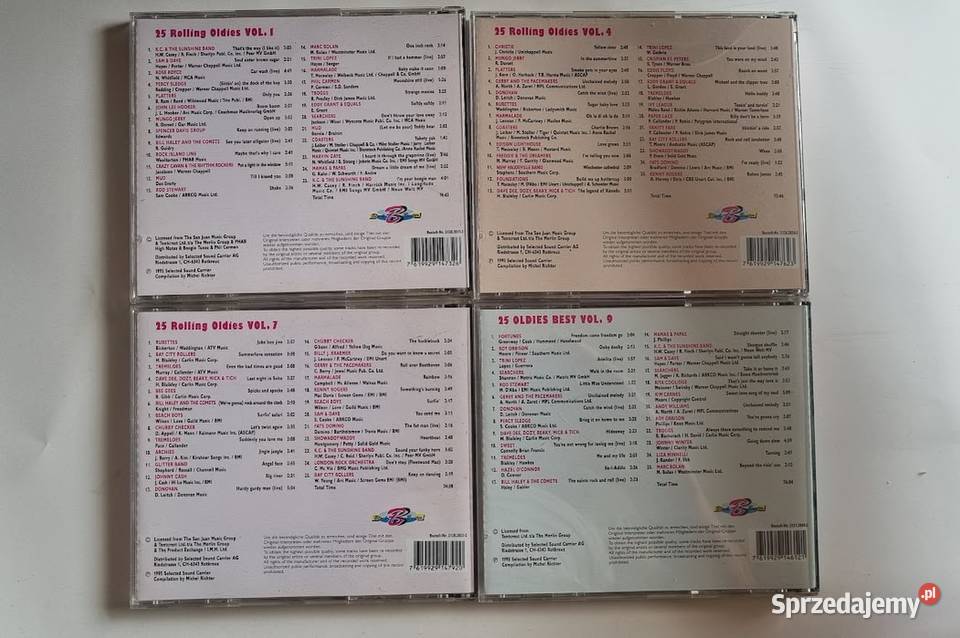 Płyty CD 25 Oldies Best Rolling Oldies 7 sztuk CD lubuskie Zielona Góra
