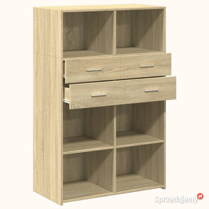 Wysoka szafka dąb sonoma 80x425x124 WM3281387 Warszawa