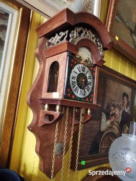 Zegar mechaniczny holenderski Nowy Żmigród
