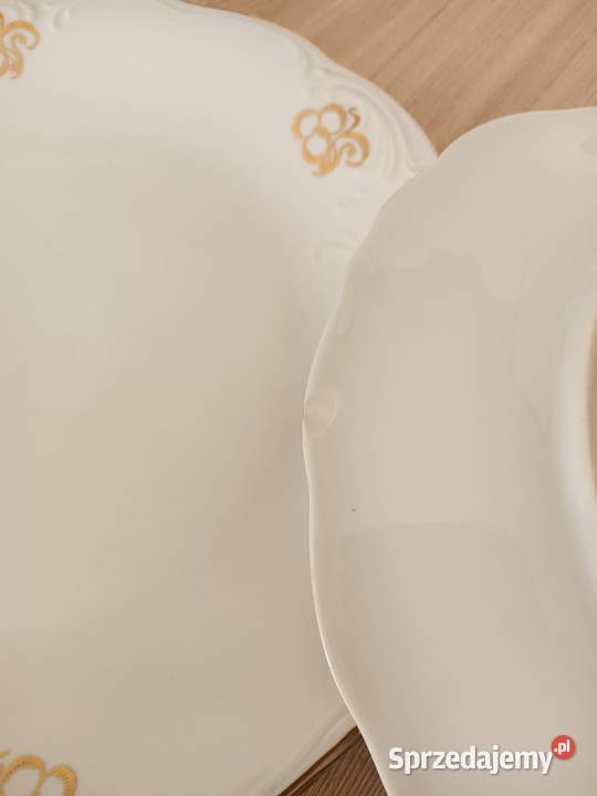 Zestaw talerze Wawel Fryderyka porcelana PRL 16 Kraków