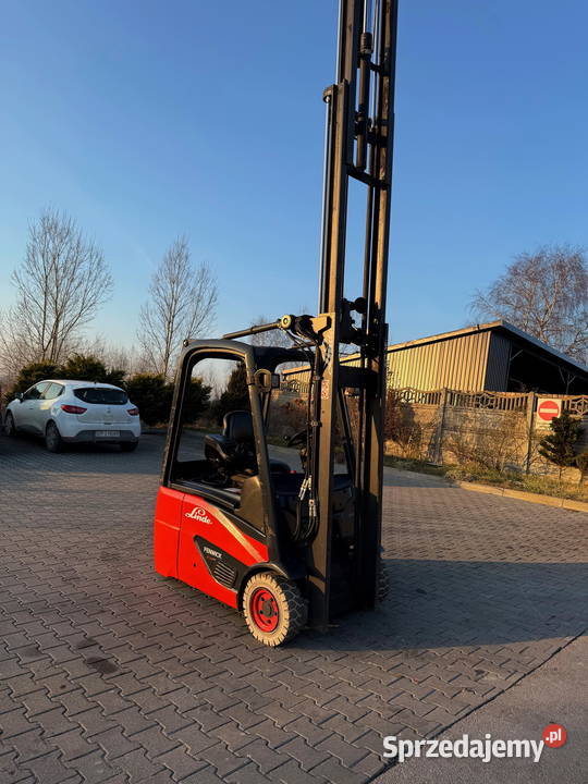 wózek widłowy elektryczny LINDE E14 Triplex 460m Wózki widłowe łódzkie Działoszyn sprzedam