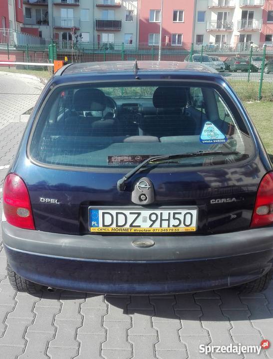 Opel Corsa B 17 diesel granatowy dolnośląskie Wrocław