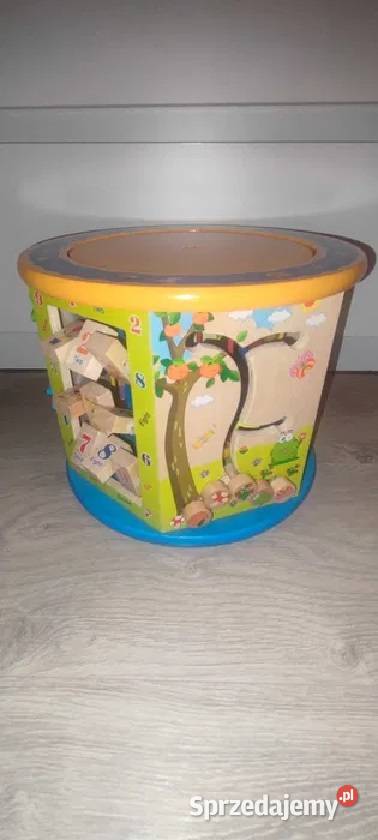 Drewniana kostka edukacyjna sorter liczydło 8w1 Kraków