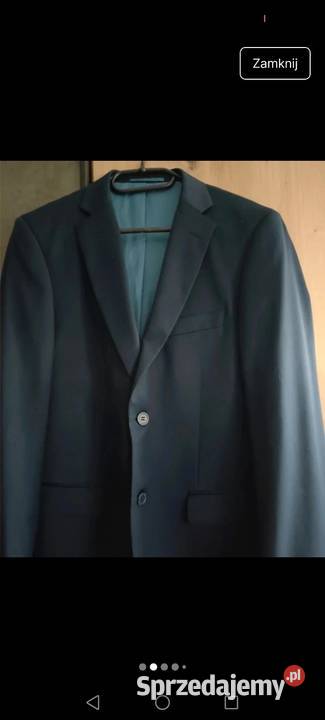 Marynarka Wełniana granatowa oversize o męskim Krosno sprzedam