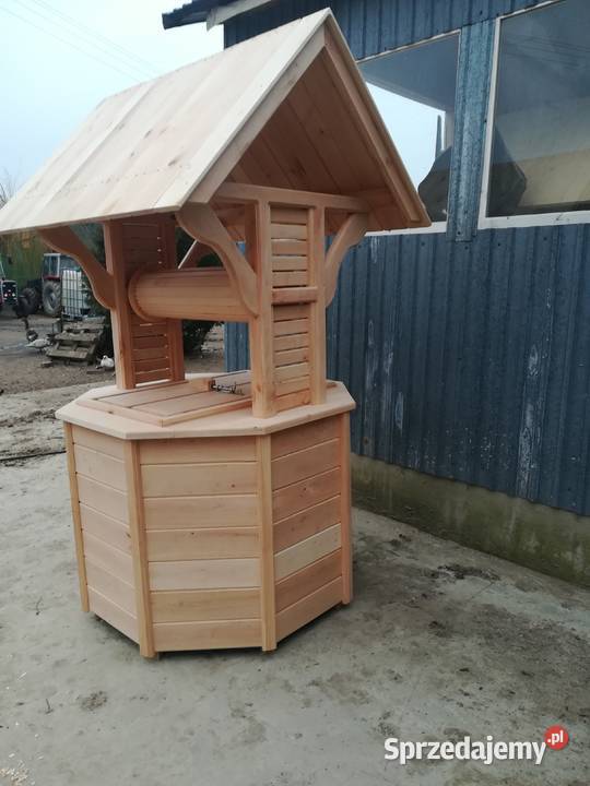 Studnia drewniana ogrodowa ozdobna użytkowa lubelskie Tyszowce