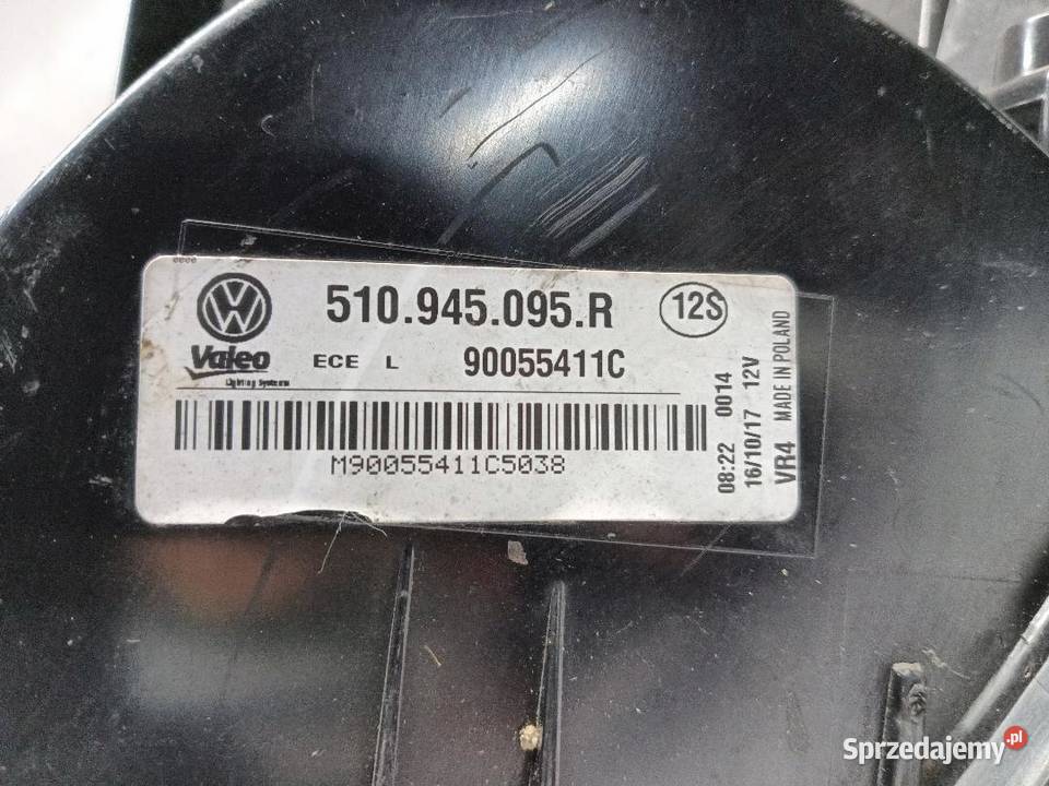 LAMPA TYŁ TYLNA LEWA VW GOLF VII 510945095R Lampy przednie wielkopolskie