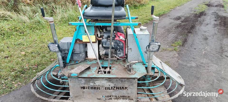 Zacieraczka do betonu Kleber dwutalerzowa Namysłów