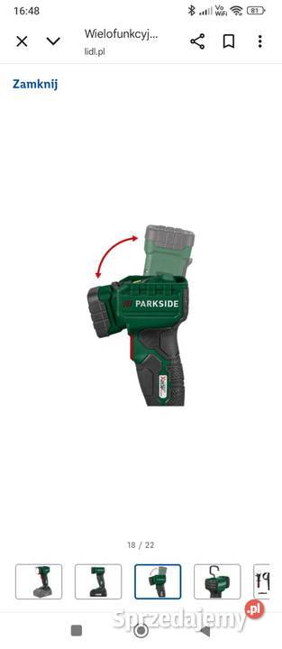 zestaw narzędzi akumulatorowych 20 V z 2 Siedlce sprzedam