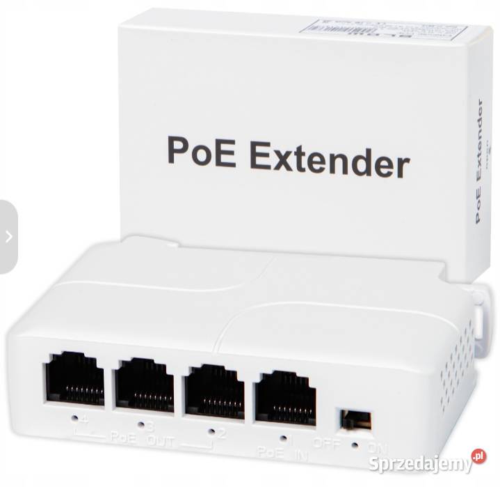 Extender poe switch poe do kamer 4 portowy 1xPoE dolnośląskie Olszyna