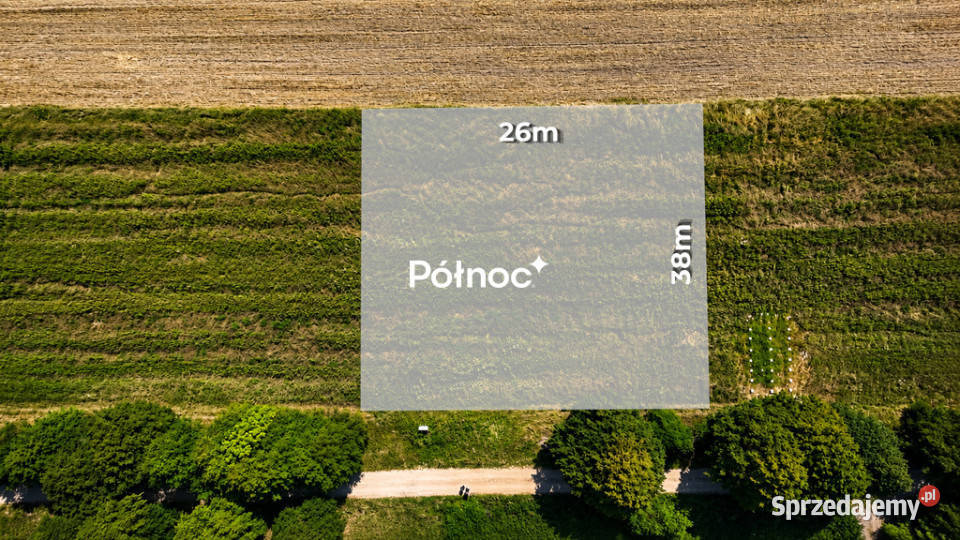 Działka budowlana 1004 m Janów Podlaski