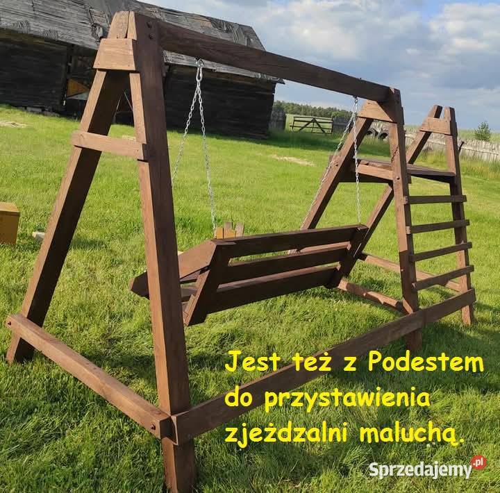 Huśtawki Ogrodowe Drewniane Pozostałe Ryki sprzedam