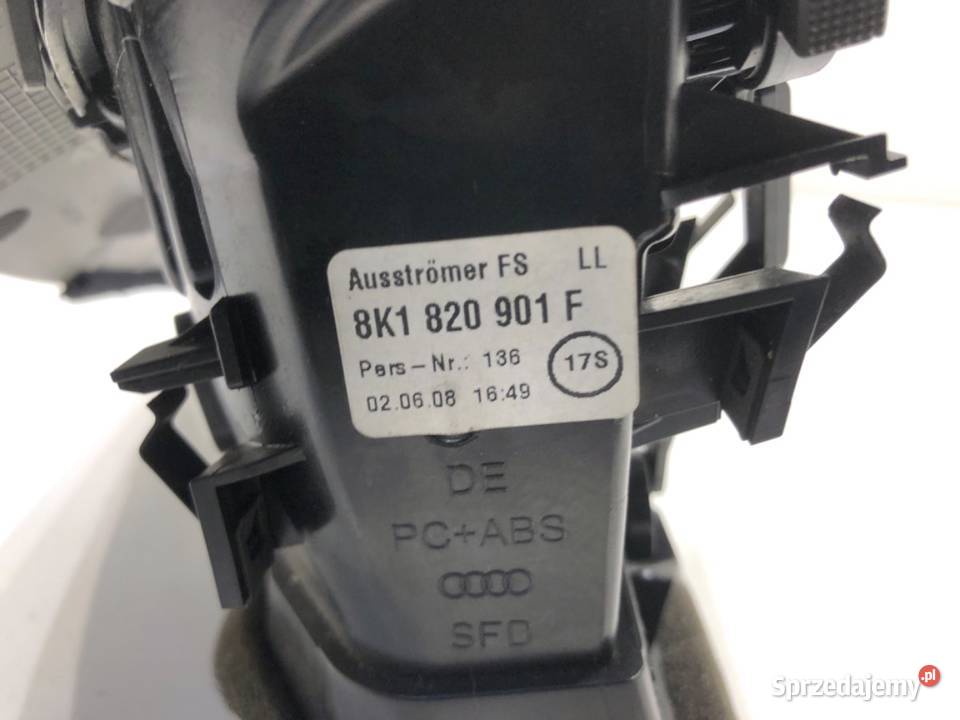 KRATKA NAWIEWU LEWY PRZÓD AUDI A4 B8 8K1820901F osobowe