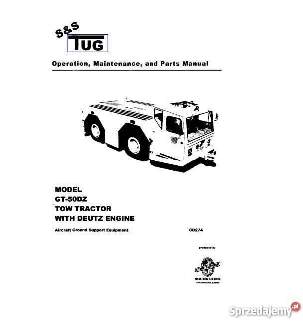 TUG GT50 DZ ciągnik instrukcja obsługi katalog Kielce sprzedam
