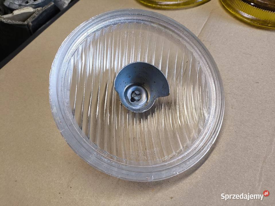 Klosz lampa halogen Jupiter Poznań PRL fiat Lutoryż