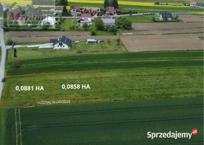 sprzedaży działki 881m2 Głowienka podkarpackie sprzedam