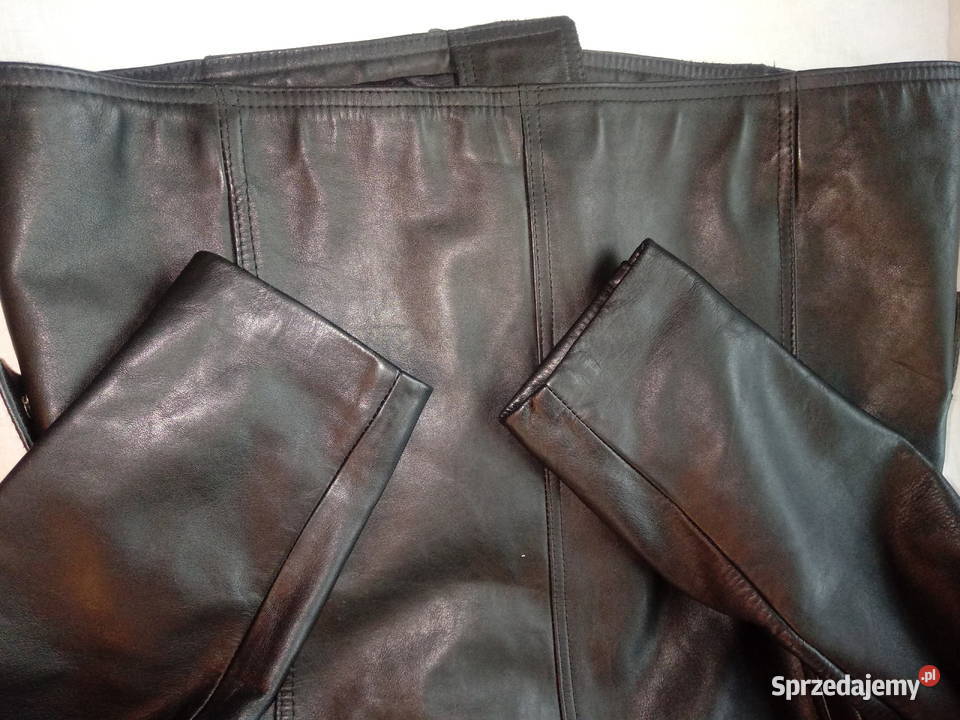 skórzana kurtka policyjna niemiecka męska na