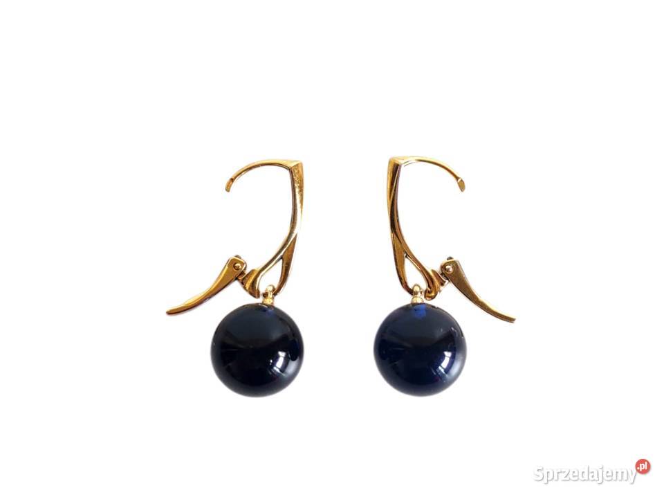 7504 Urocze Ciemnoniebieskie Kulki Bursztynu opolskie Kędzierzyn-Koźle