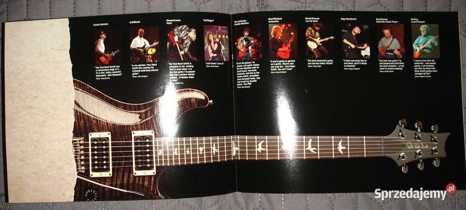 PRS Paul Reed Smith katalog gitar 1989 PRS Kępice