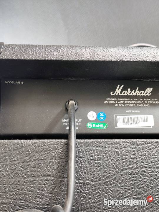 Wzmacniacz Basowy Combo Marshall MB15 Seria MB B Poddębice