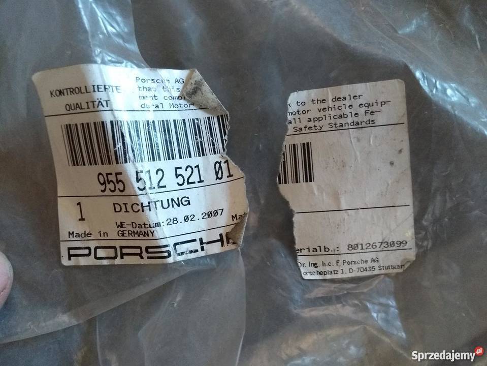 PORSCHE CAYENNE 955 uszczelka tylnej szyby Karoseria