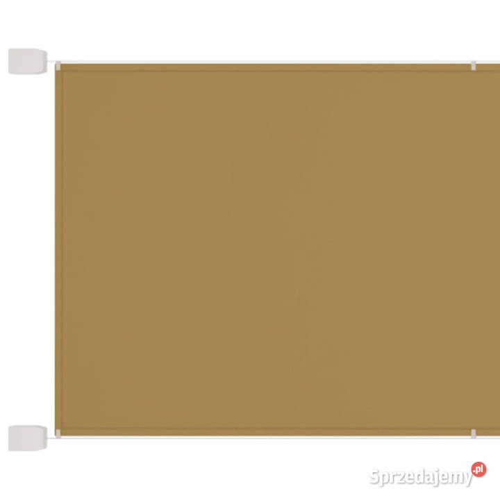 Markiza pionowa beżowa 180x800 tkanina Oxford sprzedam