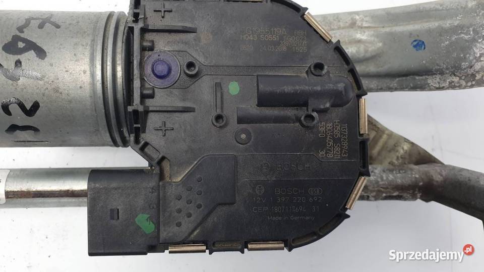 MECHANIZM WYCIERACZEK 5G1955023D VW GOLF VII osobowe