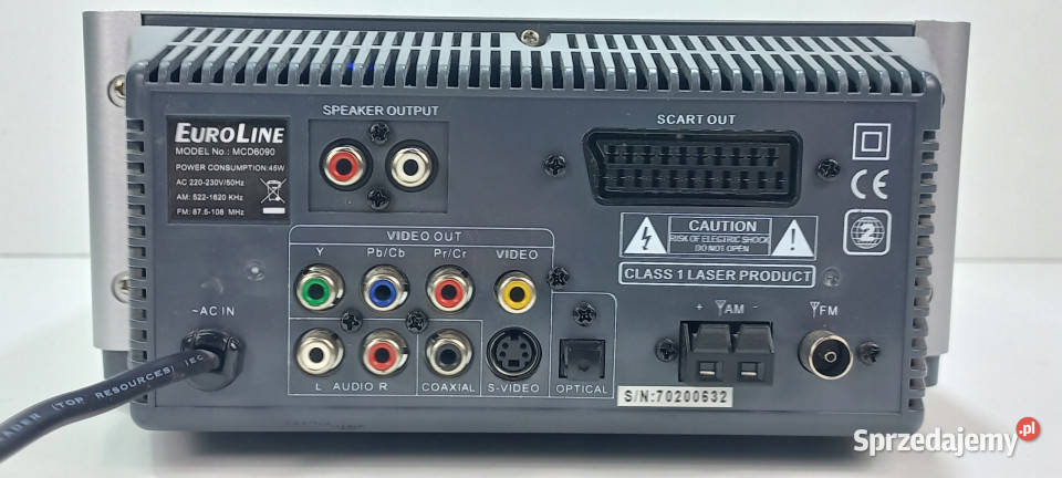 EuroLine DVD MCD6090 Player odtawrzacz Międzychód