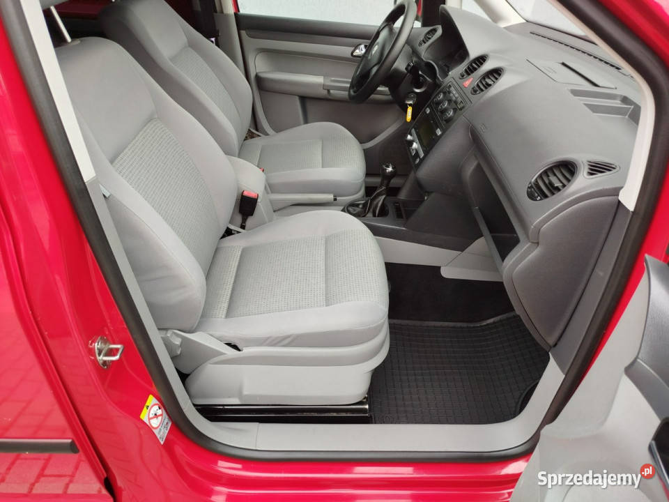 Volkswagen Caddy 2009r KLIMA 7 osobowy 2 L 8V 1984cm3 Caddy Toruń sprzedam