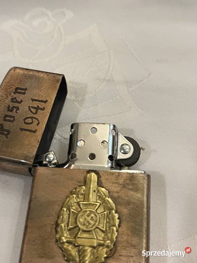 Niemiecka zapalniczka benzynowa III Rzesza Posen Kraków