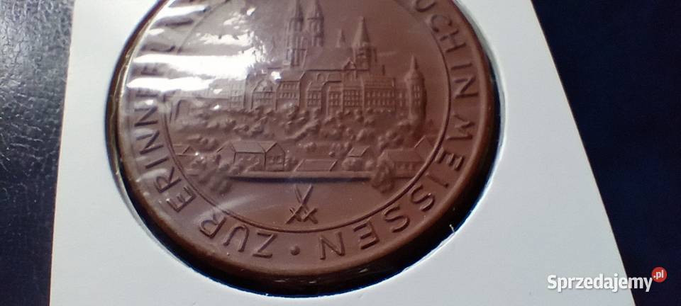 Stare monety Medal Niemcy porcelana 80 Lesko