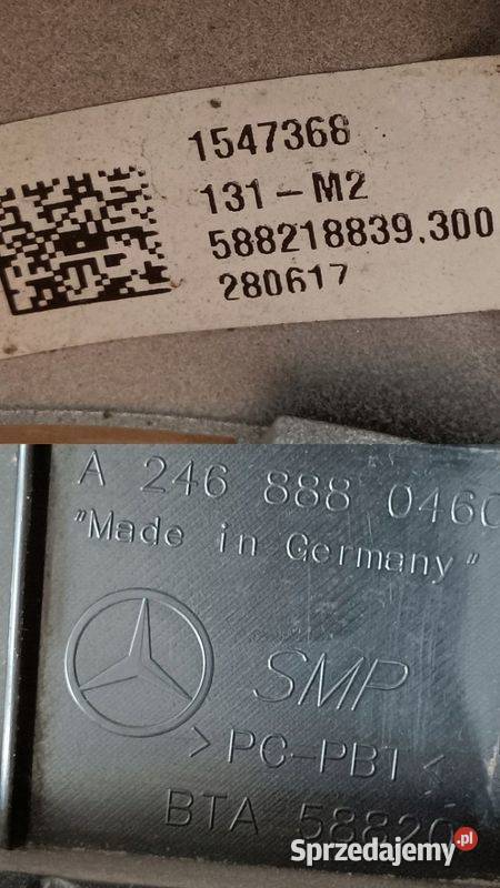 MERCEDES BKLASA W246 LIFT 15 GRILL ATRAPA Części samochodowe Pleszew
